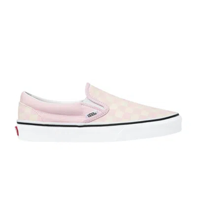 Pre-owned Vans Classic Slip-on 'blushing Checkerboard' | Pink | Men's Size 6