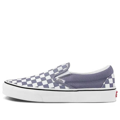Vans Classic Slip On Checkerboard Sneakers In Multi