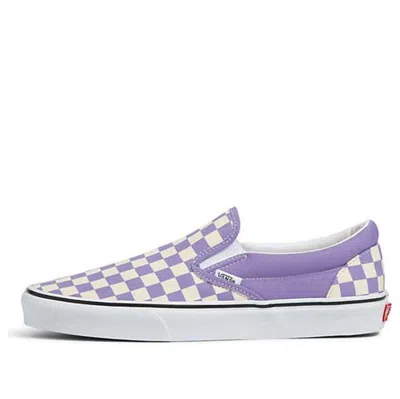 Vans Classic Slip-on 'checkerboard - Chalk Violet' In Purple
