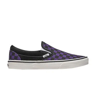 Pre-owned Vans Classic Slip-on 'checkerboard - Gothic Grape' | Purple | Men's Size 10.5