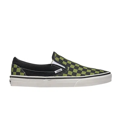 Pre-owned Vans Classic Slip-on 'checkerboard - Loden Green' | Men's Size 8.5