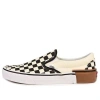 Vans Classic Slip-on 'checkerboard Gum Block' In Black