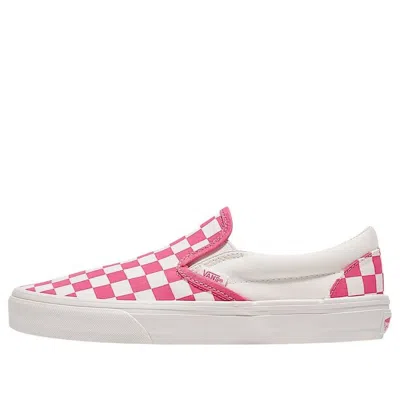 Vans Classic Slip-on Checkerboard 'honeysuckle Pink' In Multi
