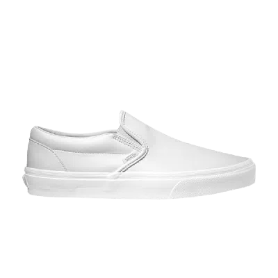 Pre-owned Vans Classic Slip-on 'classic Tumble' In White