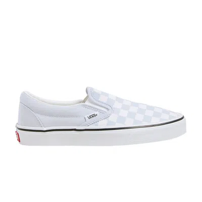 Pre-owned Vans Classic Slip-on 'color Theory Checkerboard - Blue'
