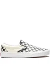 Vans Classic Slip-on Confetti Sneakers In White