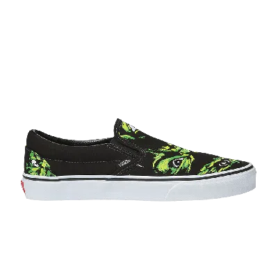 Pre-owned Vans Classic Slip-on 'eyes In The Dark' In Black