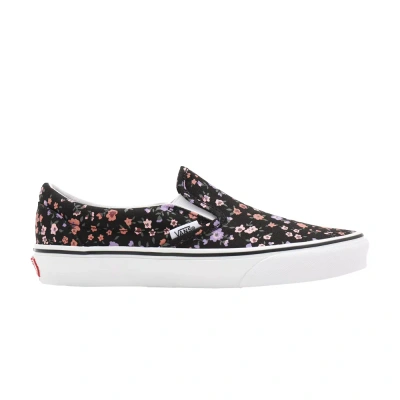 Pre-owned Vans Classic Slip-on 'floral' In Black