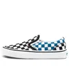 Vans Classic Slip-on Kids Blue/white/black Checkboard