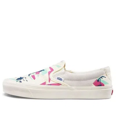 Vans Classic Slip-on Lx 'bricolage' In White