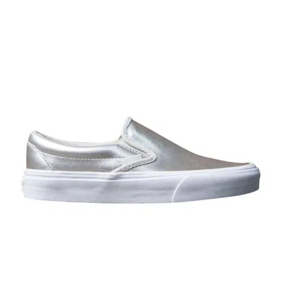 Pre-owned Vans Classic Slip-on 'metallic Silver' | Men's Size 9.5