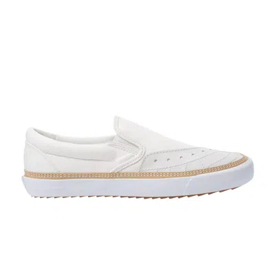 Pre-owned Vans Classic Slip-on Overply 'sk8 Qtr' In White