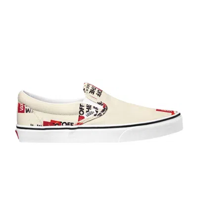 Pre-owned Vans Classic Slip-on 'packing Tape - Blanc De Blanc' In White