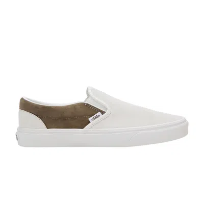 Pre-owned Vans Classic Slip-on 'pig Suede - Coffee Liqueur' In Cream