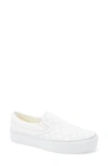 Vans Classic Slip-on Platform Sneaker In White