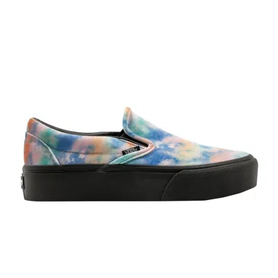 Pre-owned Vans Classic Slip-on Platform 'velvet Tie-dye' In Multi-color