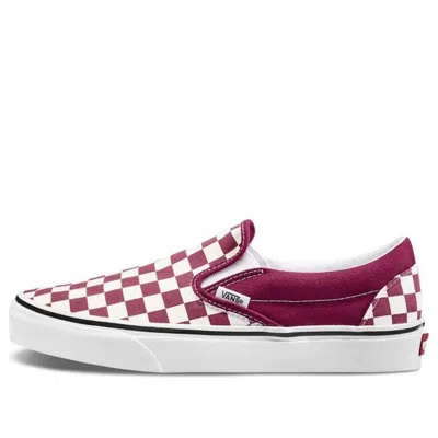 Vans Classic Slip-on 'rumba Red Checkerboard' In Multi