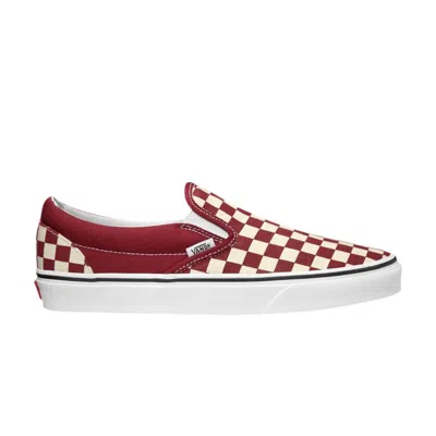 Pre-owned Vans Classic Slip-on 'rumba Red Checkerboard'