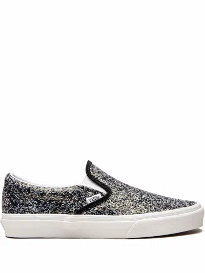 Vans Classic Slip-on "shiny Party" Sneakers In Black