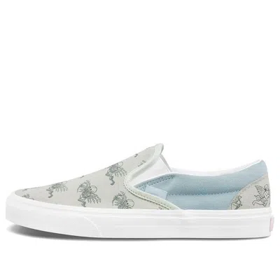 Vans Classic Slip-on Shoes For Grey/blue