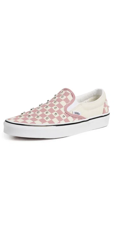 Vans Classic Slip On Shoes Rhinestone Misty Mauve