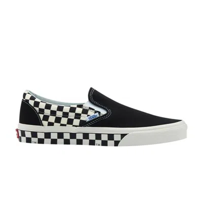Pre-owned Vans Classic Slip-on 'sidewall Check - Black'