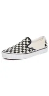Vans Classic Slip On Sneakers Checkerboard Rhinestone Black