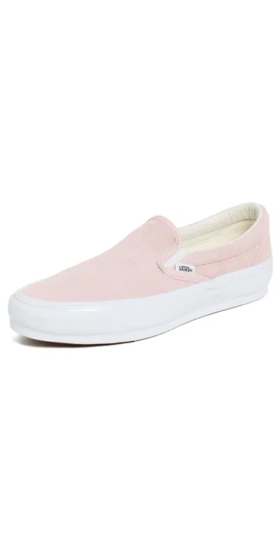 Vans Classic Slip On Sneakers Suede Sepia Rose