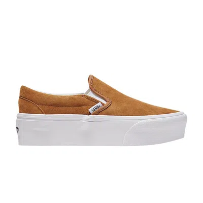 Pre-owned Vans Classic Slip-on Stackform 'chipmunk Brown' | Men's Size 8