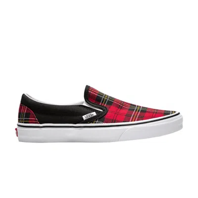 Pre-owned Vans Classic Slip-on 'tartan Pack' | Red | Men's Size 6.5