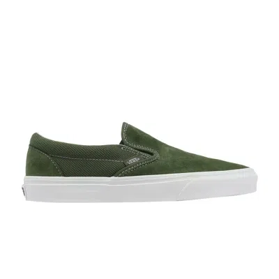 Pre-owned Vans Classic Slip-on 'textured Chive Green'