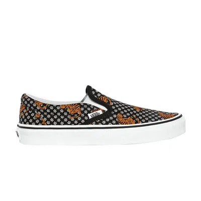 Pre-owned Vans Classic Slip-on 'tiger Floral' In Black