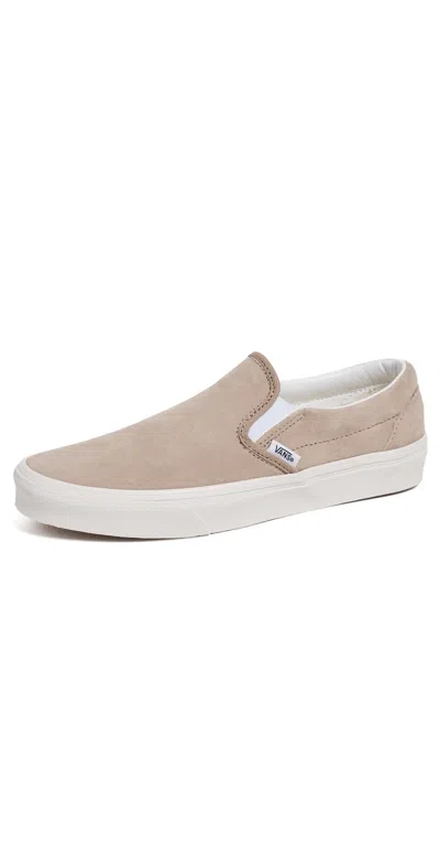 Vans Classic Slip On Unisex Sneakers Pig Suede Incense