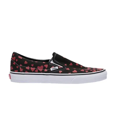 Pre-owned Vans Classic Slip-on 'valentine's Hearts' In Black