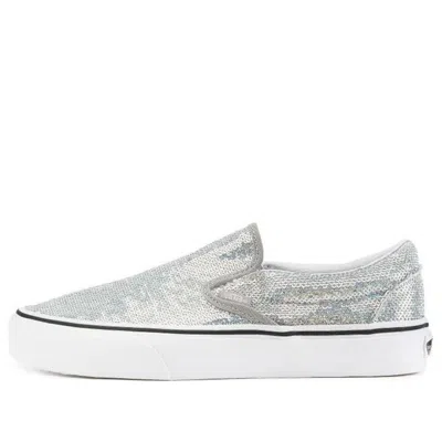 Vans Classic Slip-on White/grey Whitegray In Gray