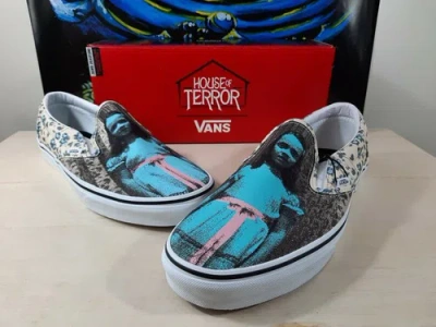 Pre-owned Vans Classic Slip-on X House Of Terror The Shining Ships Fast In Multicolor