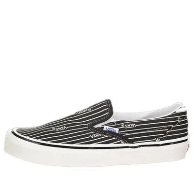 Vans Classic Slip-on 98 Dx 'anaheim Factory - Stripes' In Black