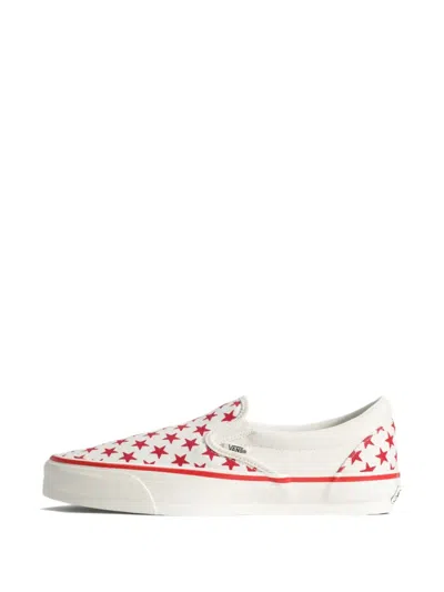 Vans Classic Slip-on 98 Lx Star-print Sneakers In White