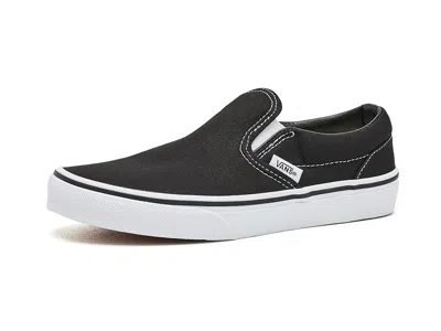 Vans Classic Slip-on (big Kid) Kids Shoes Black: 6.5 Big Kid M, Textile