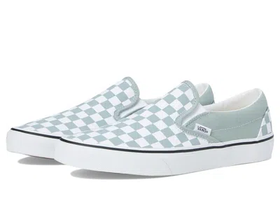Vans Classic Slip-on Checkerboard Lace-up Boots Color Theory Checkerboard Pure Grey: Men's 12 - Women's 1 In Green