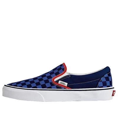 Vans Classic Slip-on Checkerboard 'navy Blue'