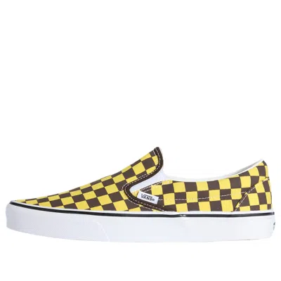 Vans Classic Slip-on Checkerboard 'yellow'