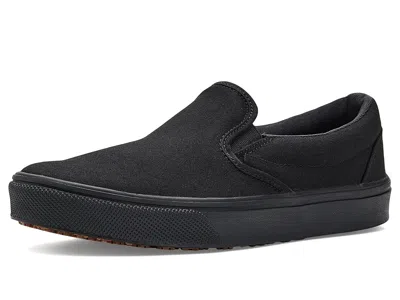 Vans Classic Slip-on Made For The Makers Slip Resistant Shoe - Series Iii Shoes Canvas Black/gum :