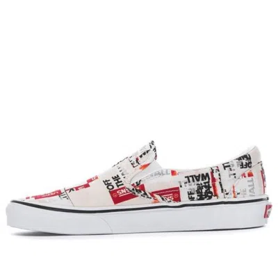 Vans Classic Slip-on 'packing Tape - Blanc De Blanc' In Multi