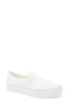 Vans Classic Slip-on Platform Sneaker In White