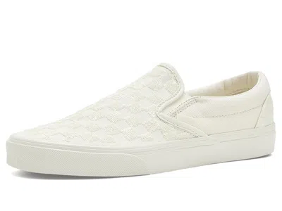 Vans Classic Slip-on Shoes Beaded White Checkerboard: Men's 5 - Women's 6.5 Medium