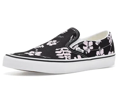Vans Classic Slip-on Shoes Black/pink: Men's 3 - Women's 4.5 Medium