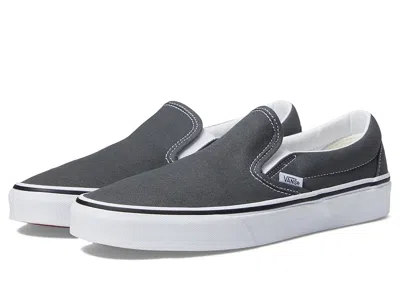 Vans Classic Slip-on Shoes Charcoal (canvas) : In Gray