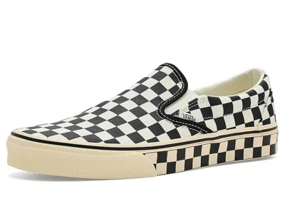 Vans Classic Slip-on Shoes Checkerboard Black/marshmallow: Men's 8.5 - Women's 10 Medium