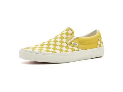 Vans Classic Slip-on Shoes Color Theory Checkerboard Dusty Gold: Men's 8 - Women's 9.5 Medium